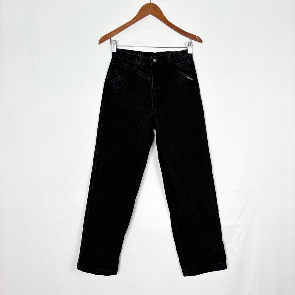 Vintage Rockies Rocky Mountain Jeans High Waist Straight Leg Black Size 14 R‎